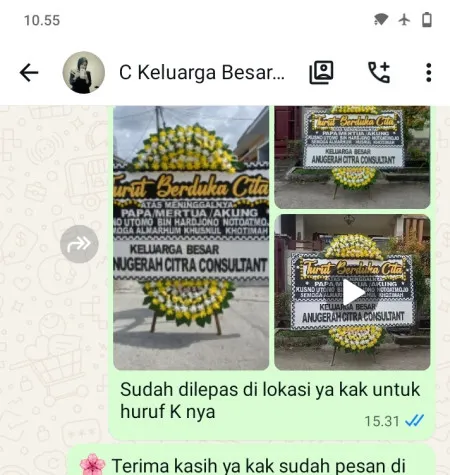 Pengiriman Papan Bunga Duka Kuningan Business District